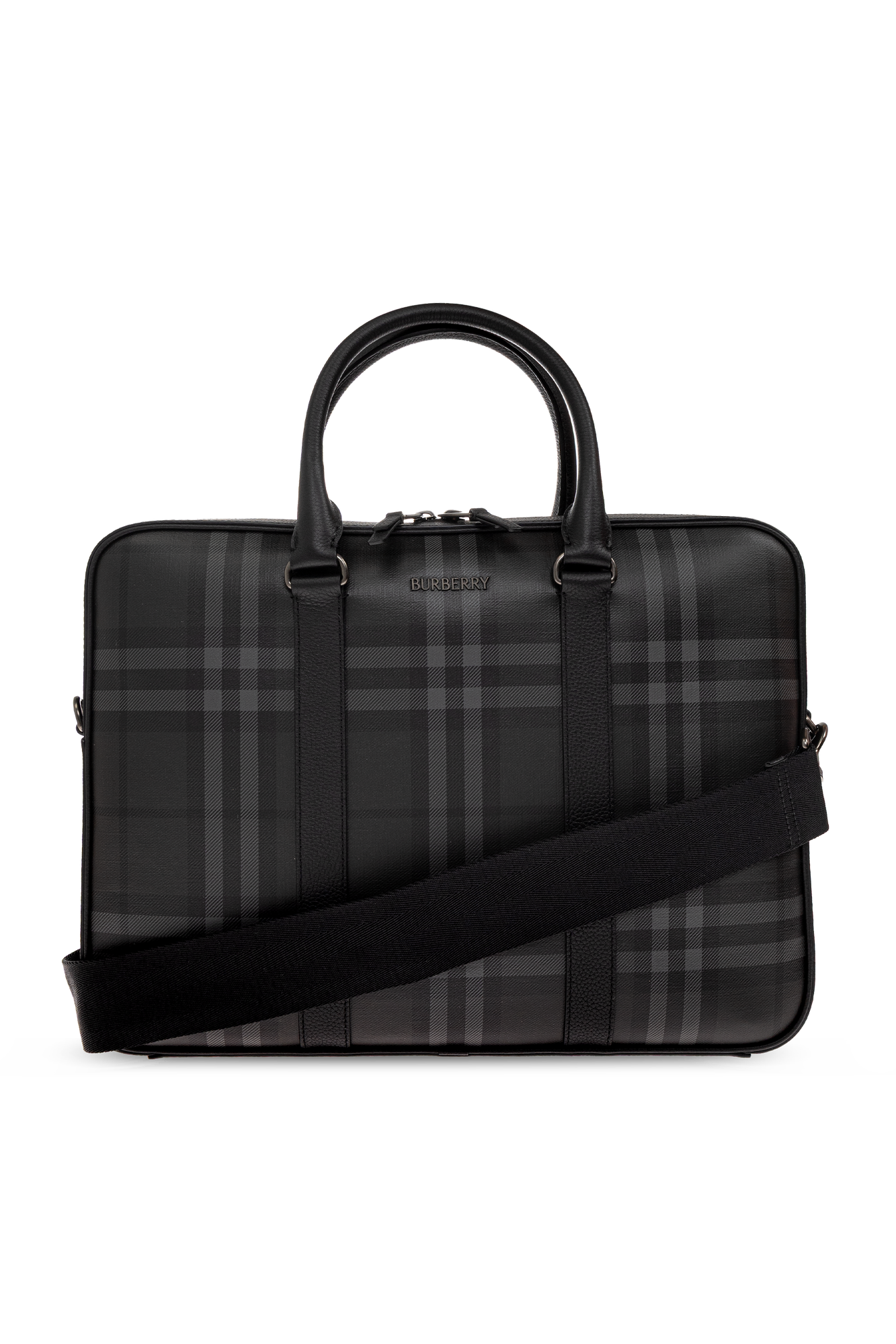 Burberry City Check Briefcase by Burberry | Men's | Vitkac